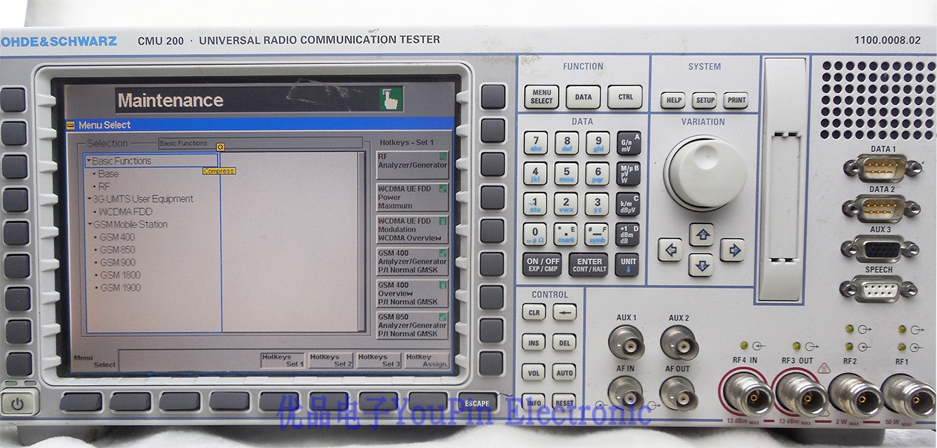 R&S CMU200 Universal Radio Communication Tester