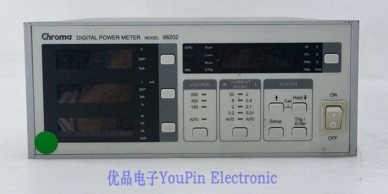 chroma digital power meter 66202 manual