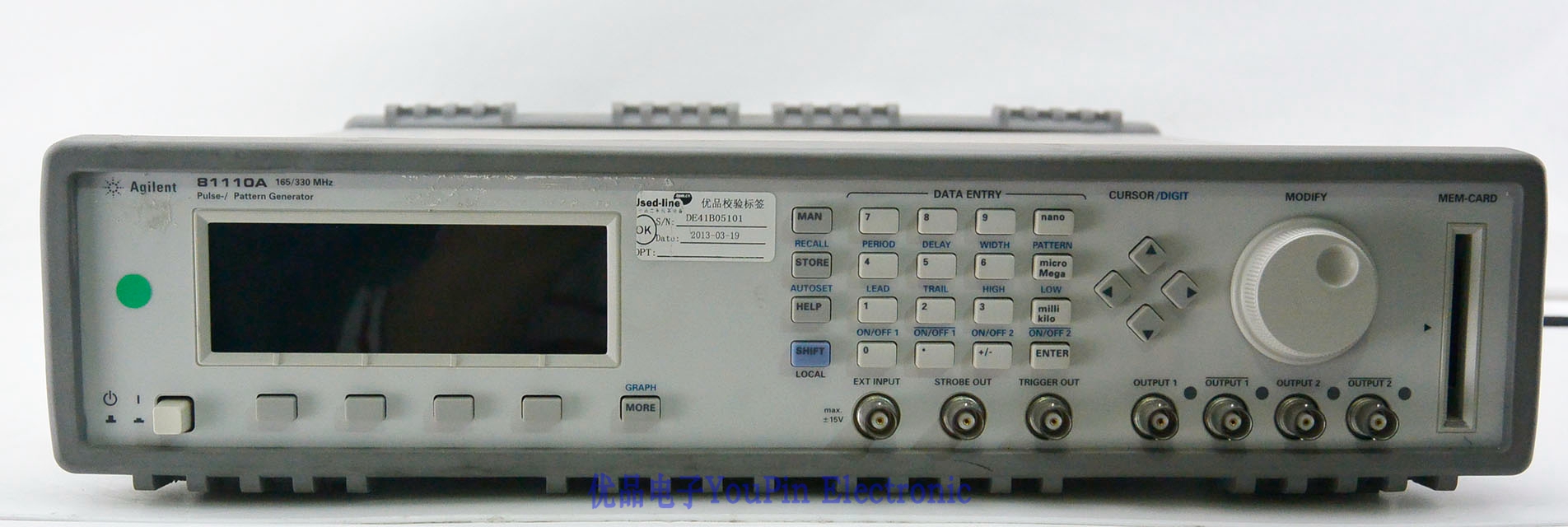 Keysight(Agilent) 81110A Pulse Pattern Generator
